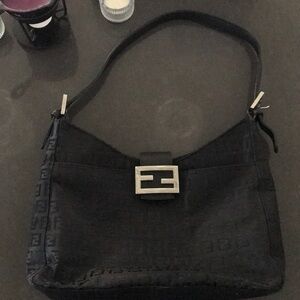 Authentic Fendi Zucca FF hobo vintage shoulder bag